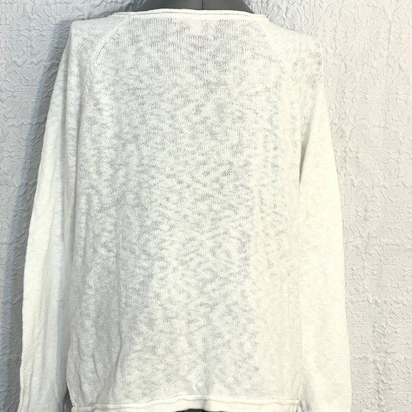 Lilly Pulitzer Resort White Coffee Beach Repeat Danette Sweater, size Large - Picture 8 of 8